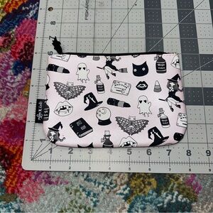 Pink and Black Graphic Ipsy Pouch